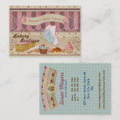 ベーカリーブティックパティスリービジネスカード2 名刺 (正面/裏面)