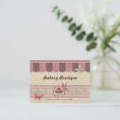 ベーカリーブティックパティスリービジネスカード3 名刺 (スタンド正面)