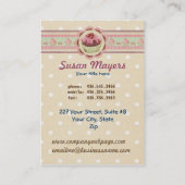 ベーカリーブティックパティスリービジネスカード3 名刺 (裏面)