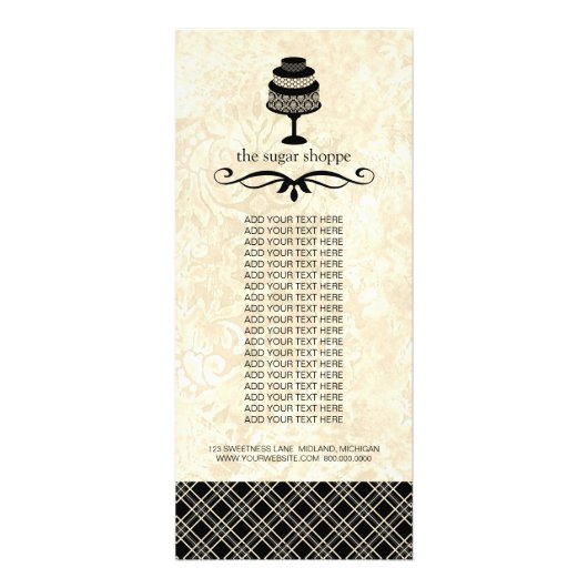 ベーカリーブティック製品ラックカード ラックカード (正面)