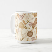 ベーカリーブリス:アーティザンブレッド&バーリーベージュ コーヒーマグカップ (正面左)