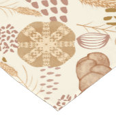 ベーカリーブリス:アーティザンブレッド&バーリーベージュ ショートテーブルランナー (コーナー)