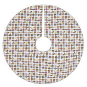 ベーカリーベイクセールフードブラウニーカップケーキパイスイーツ ブラッシュドポリエステルツリースカート (正面)