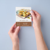 ベーカリーベイクフライヤー チラシ (手)