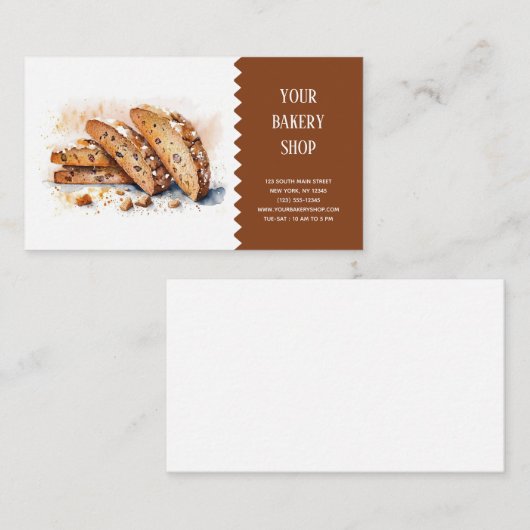 ベーカリーベイク名刺 名刺 (正面/裏面)
