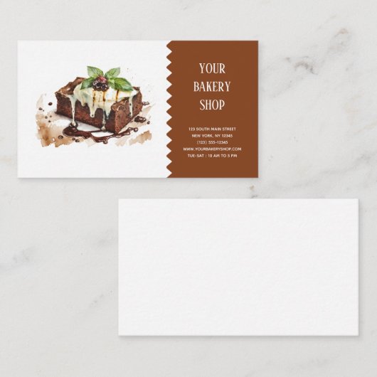 ベーカリーベイク名刺 名刺 (正面/裏面)