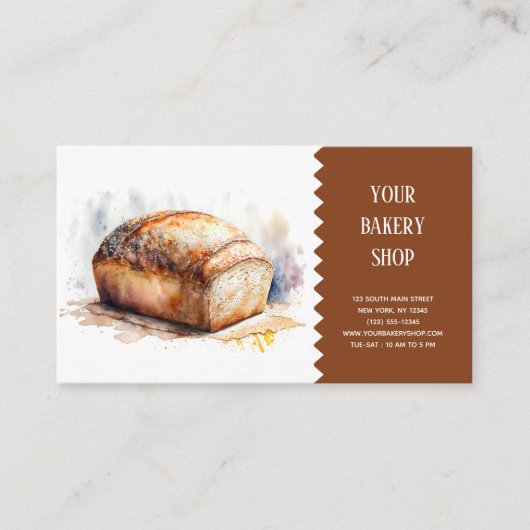 ベーカリーベイク名刺 名刺 (正面)