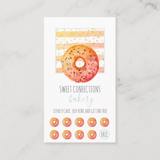 ベーカリーベーカーのパティシシェフ ロイヤリティカード (正面)