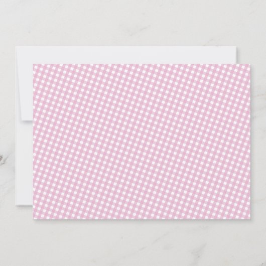 ベーカリーベーキングアニーエイジバースデーパーティーガールズ招待状 招待状 (裏面)