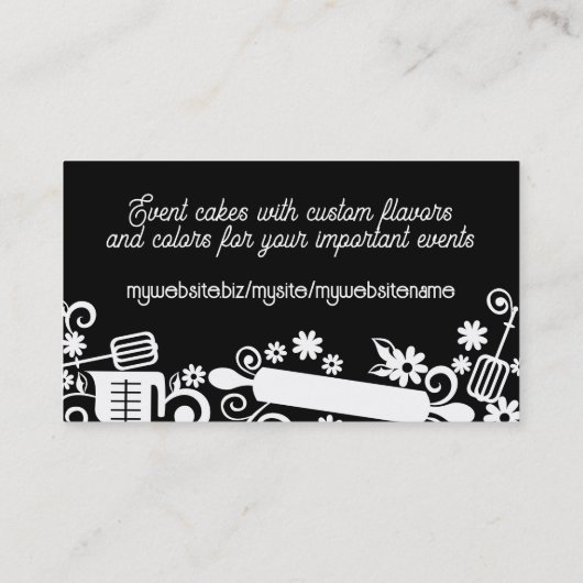 ベーカリーベーキング器転がのピン測定スプーン 名刺 (裏面)
