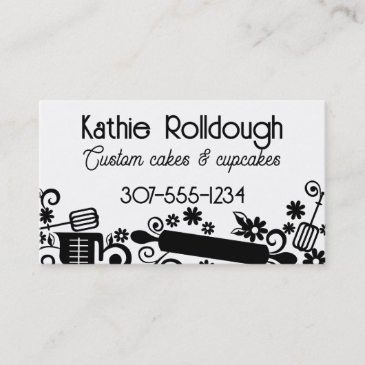 ベーカリーベーキング器転がのピン測定スプーン 名刺 (正面)