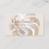 ベーカリーベーキング結婚ズケーキつや消し 名刺 (正面)