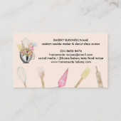 ベーカリーペストリーツールロイヤリティパンチ 名刺 (裏面)