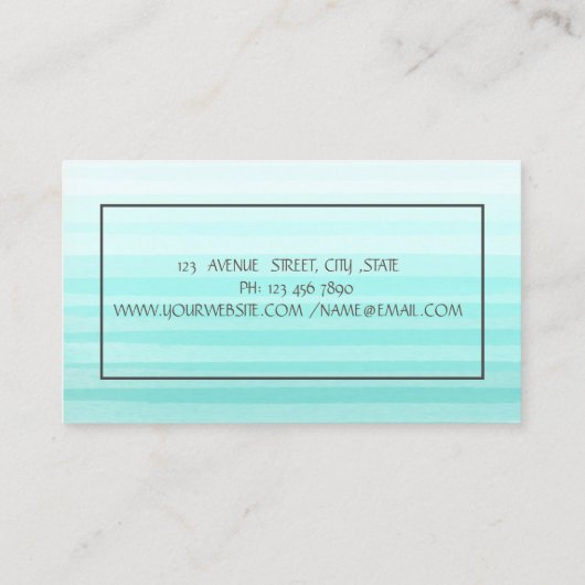 ベーカリーペストリーハンドツーストライプルグラデーション 名刺 (裏面)