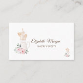 ベーカリーペストリーハンドツールフラワー 名刺 (正面)