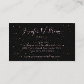 ベーカリーペストリーパティスリーケーキメーカー 名刺 (裏面)