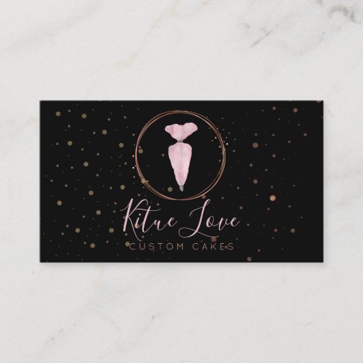 ベーカリーペストリーパティスリーケーキメーカー 名刺 (正面)