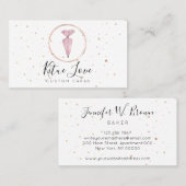 ベーカリーペストリーパティスリー水の色ケーキメーカー 名刺 (正面/裏面)