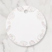 ベーカリーペストリーパンでオーブンの赤ちゃんシャワー フェイバータグ (裏面)