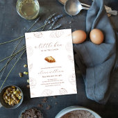 ベーカリーペストリーパンでオーブンの赤ちゃんシャワー 招待状