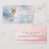 ベーカリーペストリー手工具ホログラフィック、Opal 名刺 (正面/裏面)