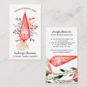 ベーカリーホイップペストリーバッグスケッチ 名刺 (正面/裏面)