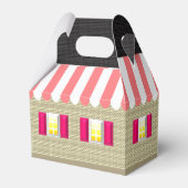 ベーカリーホットピンクお祝いお気に入り フェイバーボックス (正面サイド)