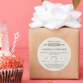 ベーカリーホームアレルギー法的転がライセンスのPin ラウンドシール