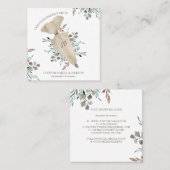 ベーカリーボホシックフードメーカー スクエア名刺 (正面/裏面)