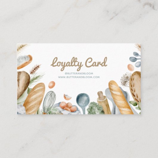 ベーカリーボホフリーコーヒー ロイヤリティカード (裏面)