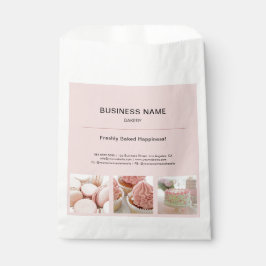 ベーカリーミニマルピンクカスタム写真事業 フェイバーバッグ