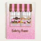 ベーカリーモダンウインドウペストリースイーツ プランナー手帳 (正面)