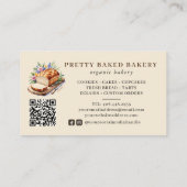 ベーカリーモダンウォーター色パン 名刺 (裏面)