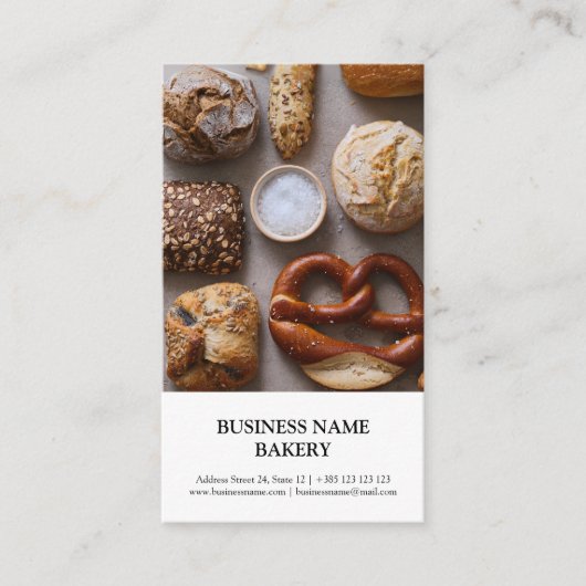 ベーカリーモダンフォトロイヤリティカード ロイヤリティカード (正面)