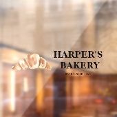 ベーカリーモダンプロフェッショナルロゴビジネス ウィンドウサイン (シート2)