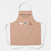 ベーカリーモダンプロフェッショナルロゴビジネス エプロン (正面)