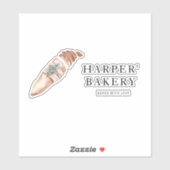 ベーカリーモダンプロフェッショナルロゴビジネス シール (シート)