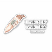 ベーカリーモダンプロフェッショナルロゴビジネス シール (正面)