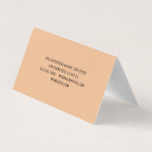 ベーカリーモダンプロフェッショナルロゴ名刺 名刺 (裏面)