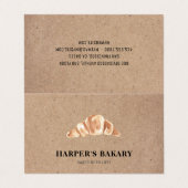 ベーカリーモダンプロフェッショナルロゴ名刺 名刺 (外部フラット)