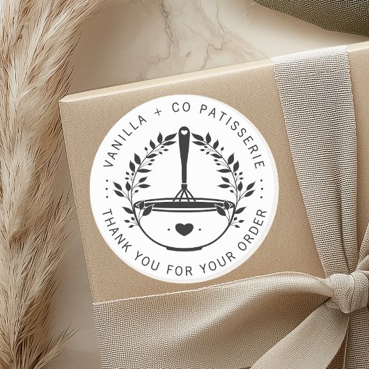ベーカリーモダンペストリーのお客様ありがとうございます ラウンドシール