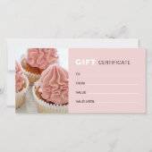 ベーカリーモノグラムフォトQRビジネスギフト証明書 (正面)