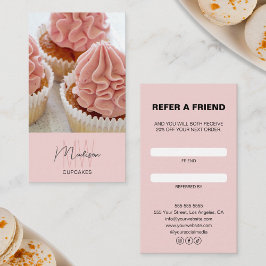 ベーカリーモノグラムロゴビジネス紹介カード ロイヤリティカード