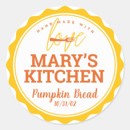 ベーカリーラベル+ユーザー名 ラウンドシール