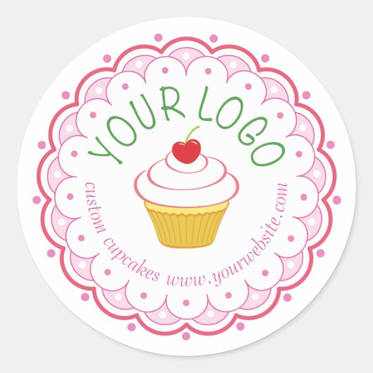 ベーカリーラージラウンドシールカスタムラベル印刷 ラウンドシール (正面)