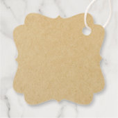 ベーカリーロゴホリデーベーキングギフトクラフト フェイバータグ (裏面)