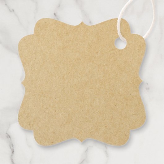 ベーカリーロゴホリデーベーキングギフトクラフト フェイバータグ (裏面)