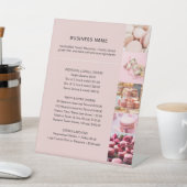 ベーカリー価格リストのカスタム写真 台座サイン (インサイチュ)