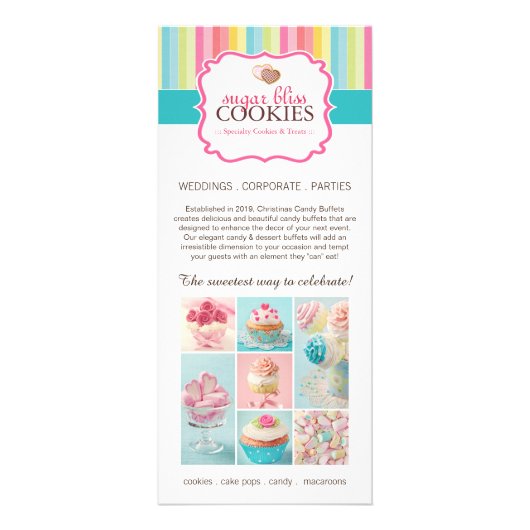 ベーカリー価格リストラックカード ラックカード (正面)