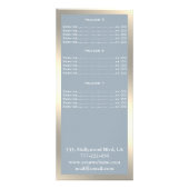 ベーカリー価格表 ラックカード (裏面)